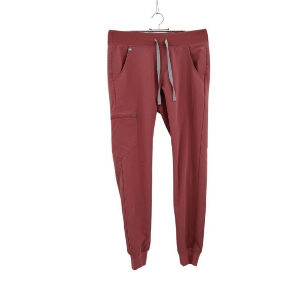 FIGS Pants - Figs Zamora Jogger Scrub Pants Womens Size XS Salmon Mauve Drawstring Nursing